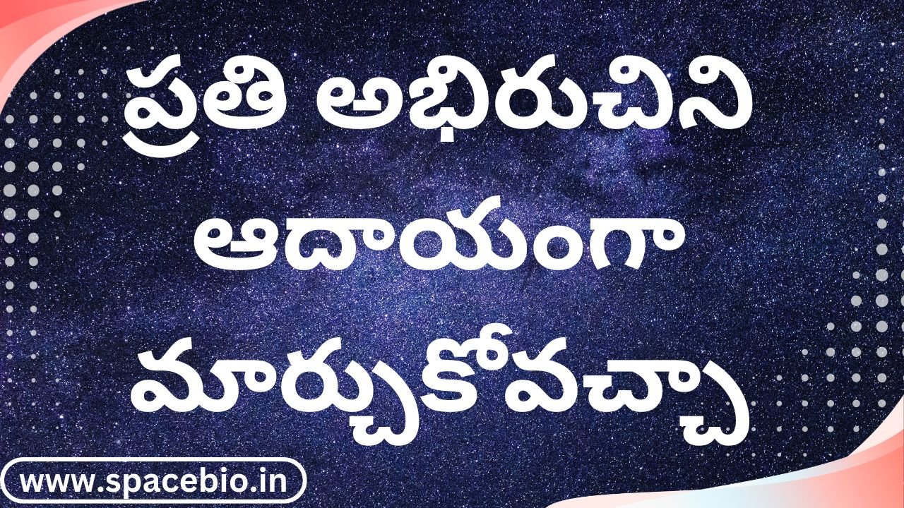 ప్రతి అభిరుచిని ఆదాయంగా మార్చుకోవచ్చా