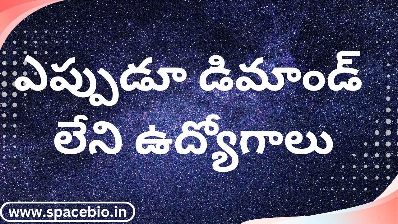 ఎప్పుడూ డిమాండ్ లేని ఉద్యోగాలు