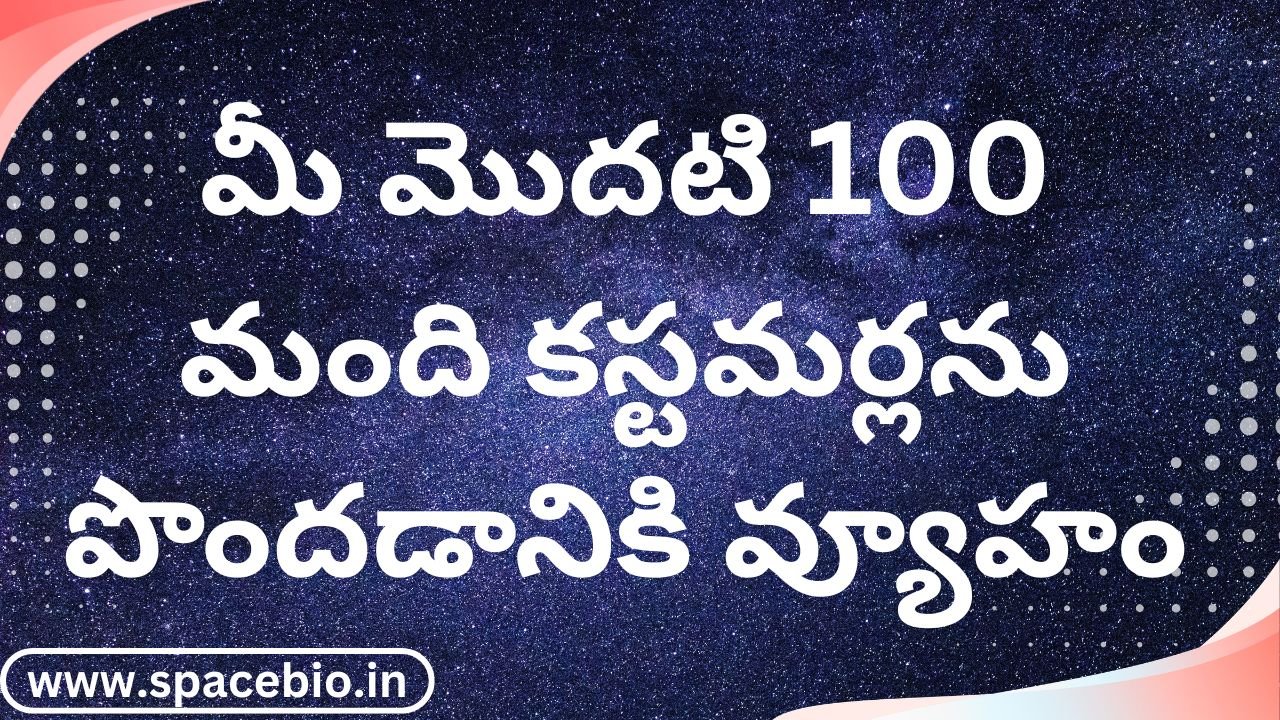 Strategy to acquire the first 100 customers